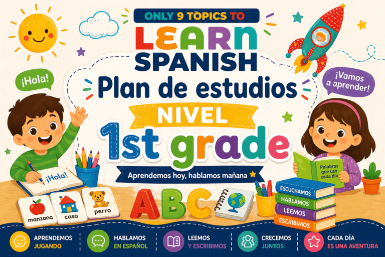 Plan de estudios NIVEL 1st grade
