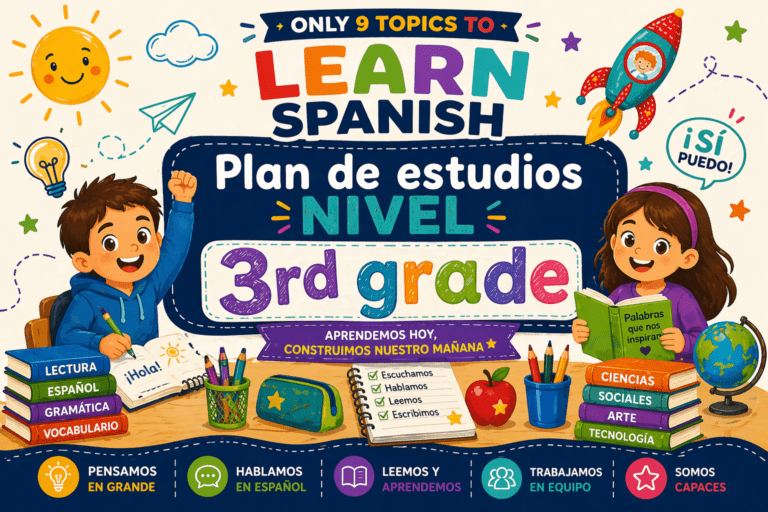Plan de estudios NIVEL 3rd grade