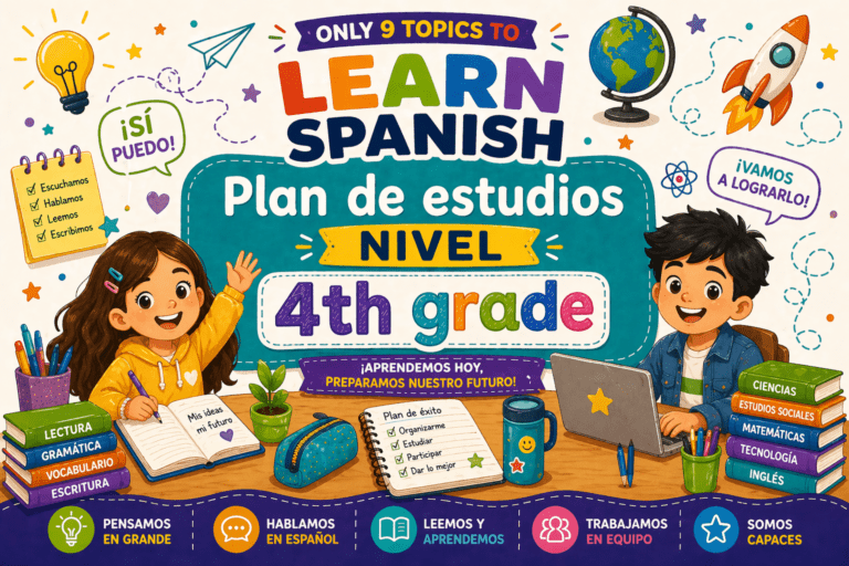 Plan de estudios NIVEL 4th grade