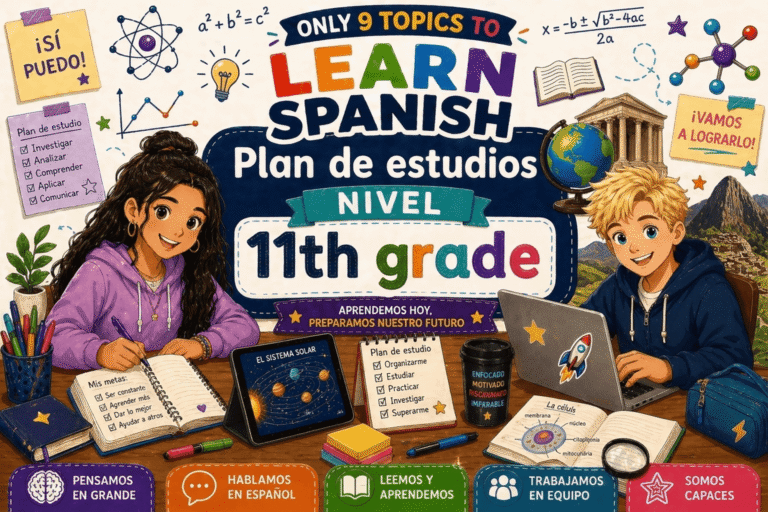Plan de estudios NIVEL 11th grade
